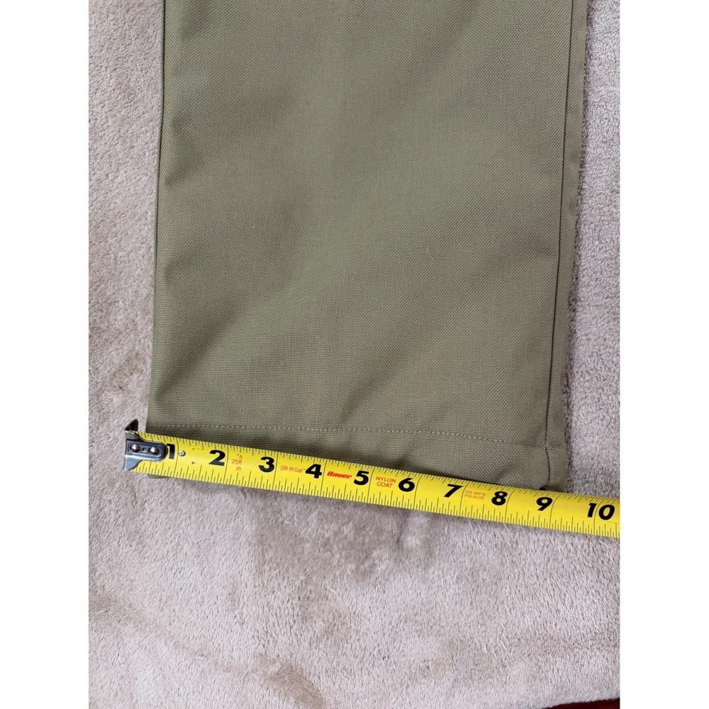 Vintage L.L.Bean Upland Canvas pant size M Khaki Olive Color Block Outdoors EUC - Picture 9 of 9